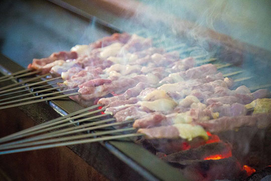 特色羊肉串