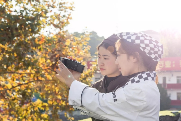 谢玲同学在新东方