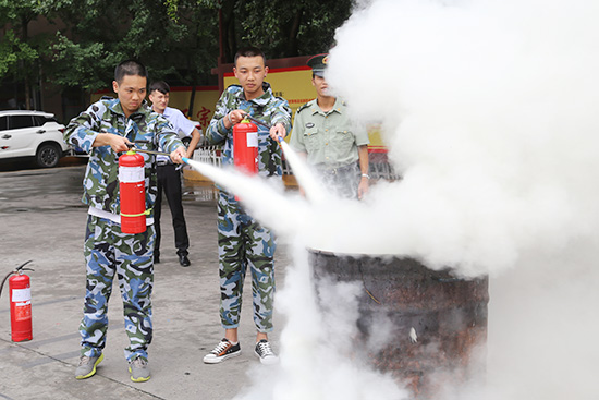 演习现场